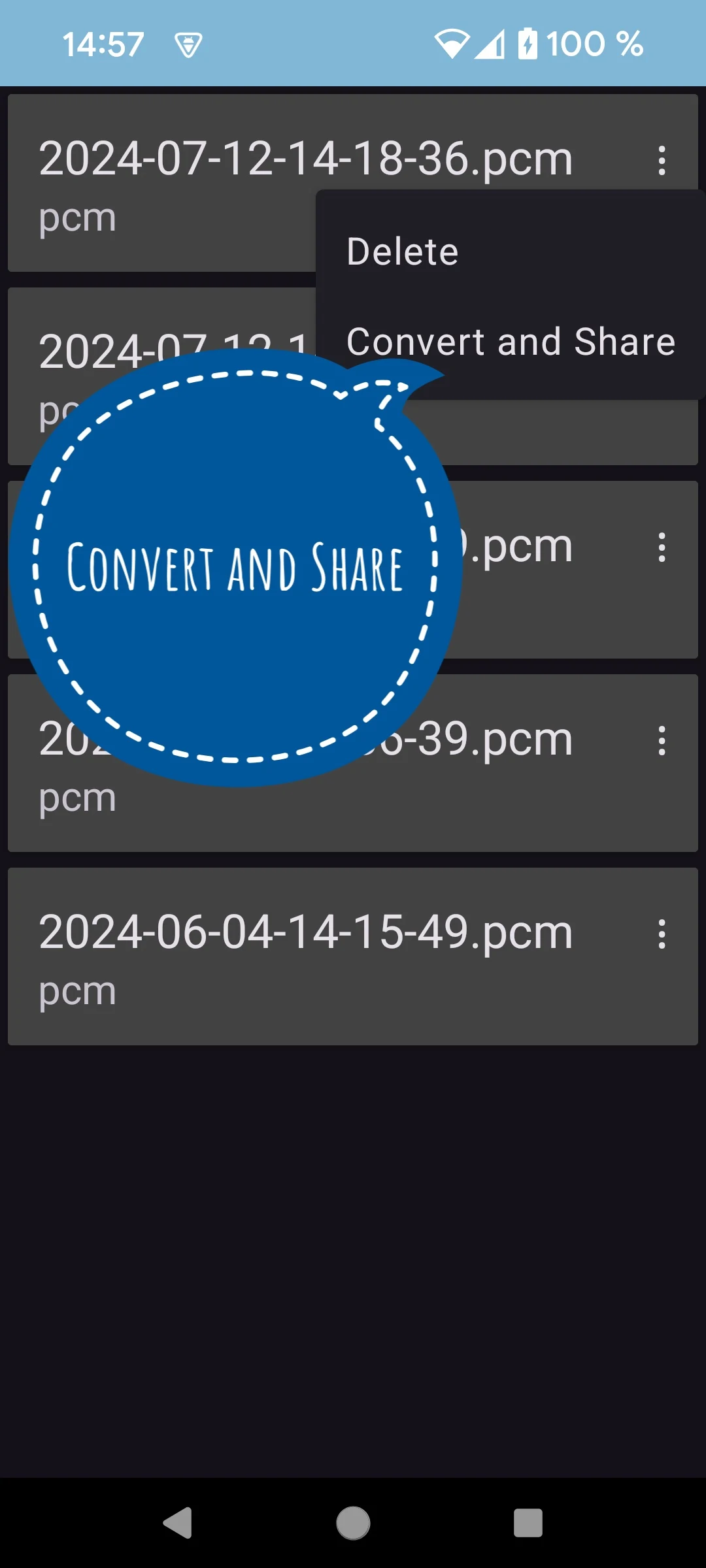 Walkie Talkie Wear OS screenshot