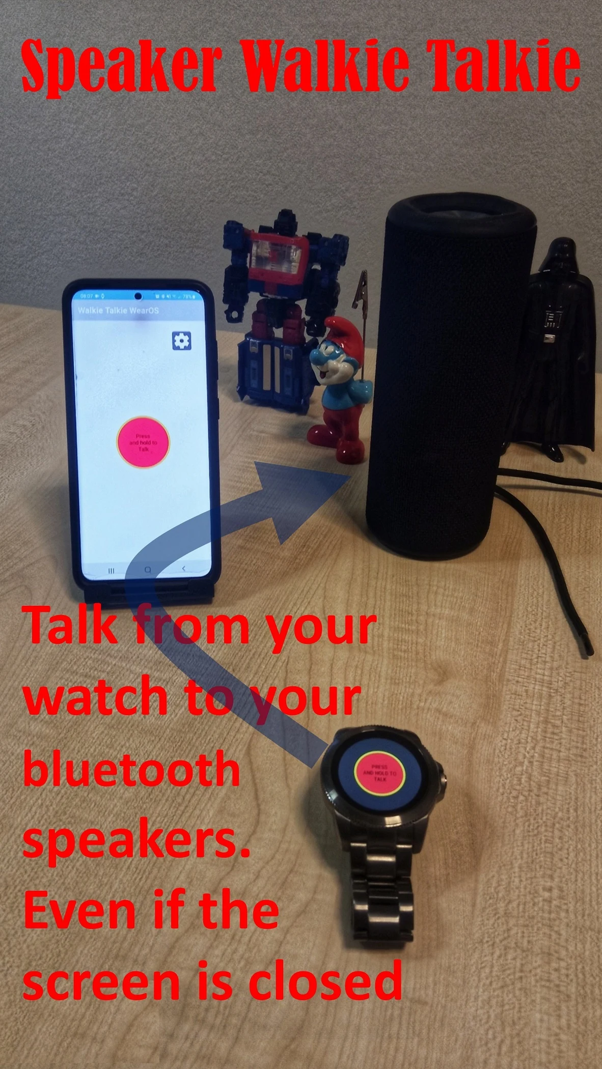 Walkie Talkie Wear OS screenshot